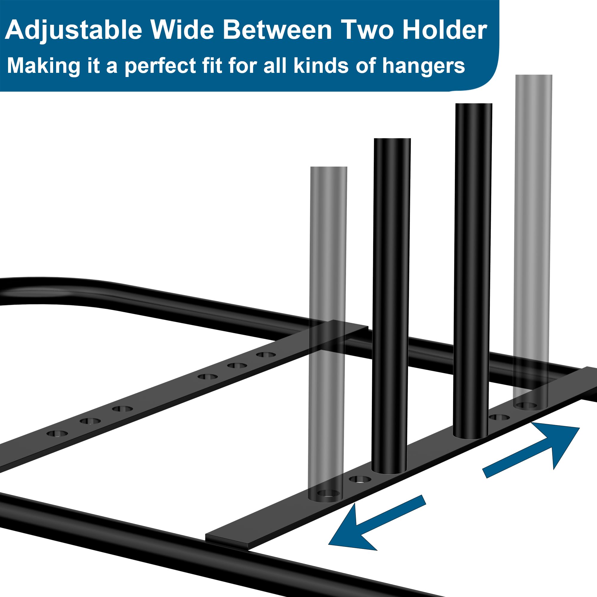 EASTTOWEST hanger stacker loaded with wooden hangers for quick access