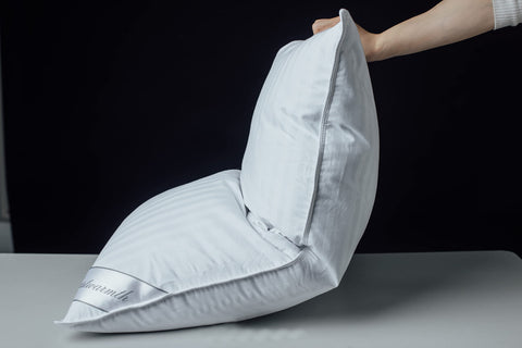 eastwarmth pillow in bed lifestyle setting illustrating comfortable sleep and clean look