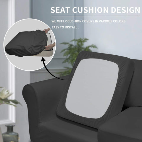 Easy-Going cushion seam detail showing snug fit and neat edges