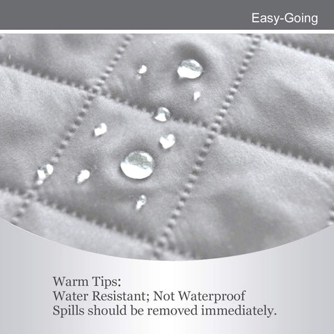 Easy-Going elastic back detail keeping cover snug and secure