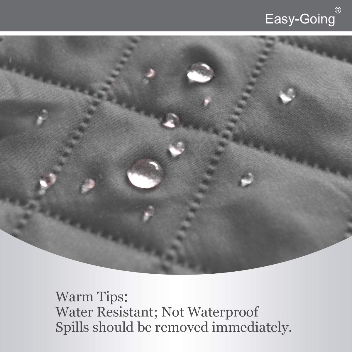 Easy-Going foam inserts detail demonstrating anti-slip stability benefit