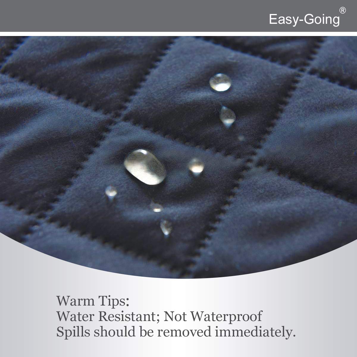 Easy-Going two foam pipes shown ready to tuck for slip-free benefit