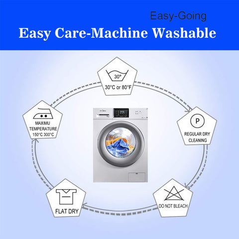 Easy-Going folded cover ready for wash demonstrating easy care convenience