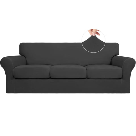 Easy-Going front view showing full coverage renewing sofa appearance