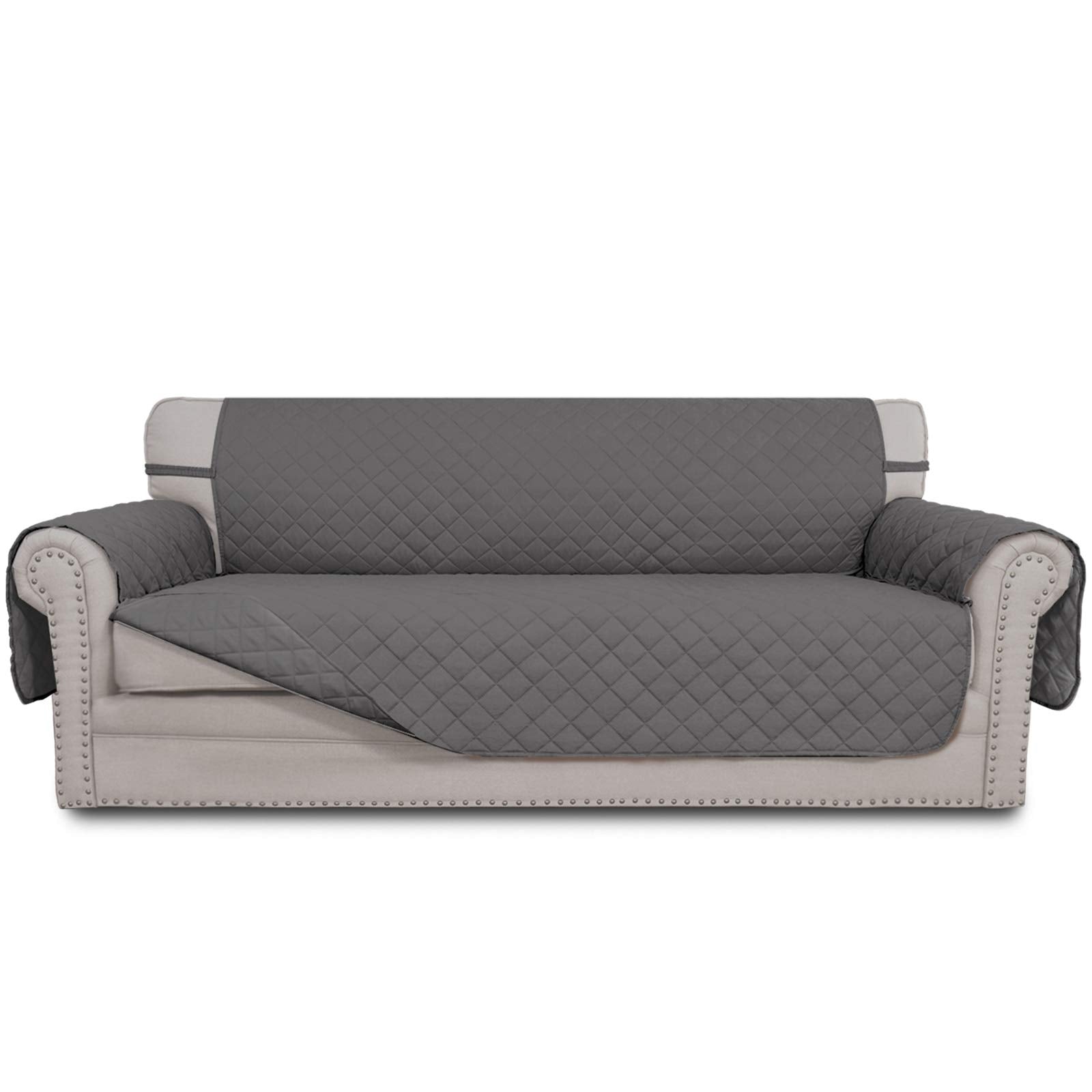 Easy-Going front view showing full slipcover protecting sofa and adding style