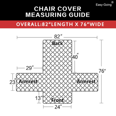 Easy-Going in use with pet protecting upholstery from hair and spills