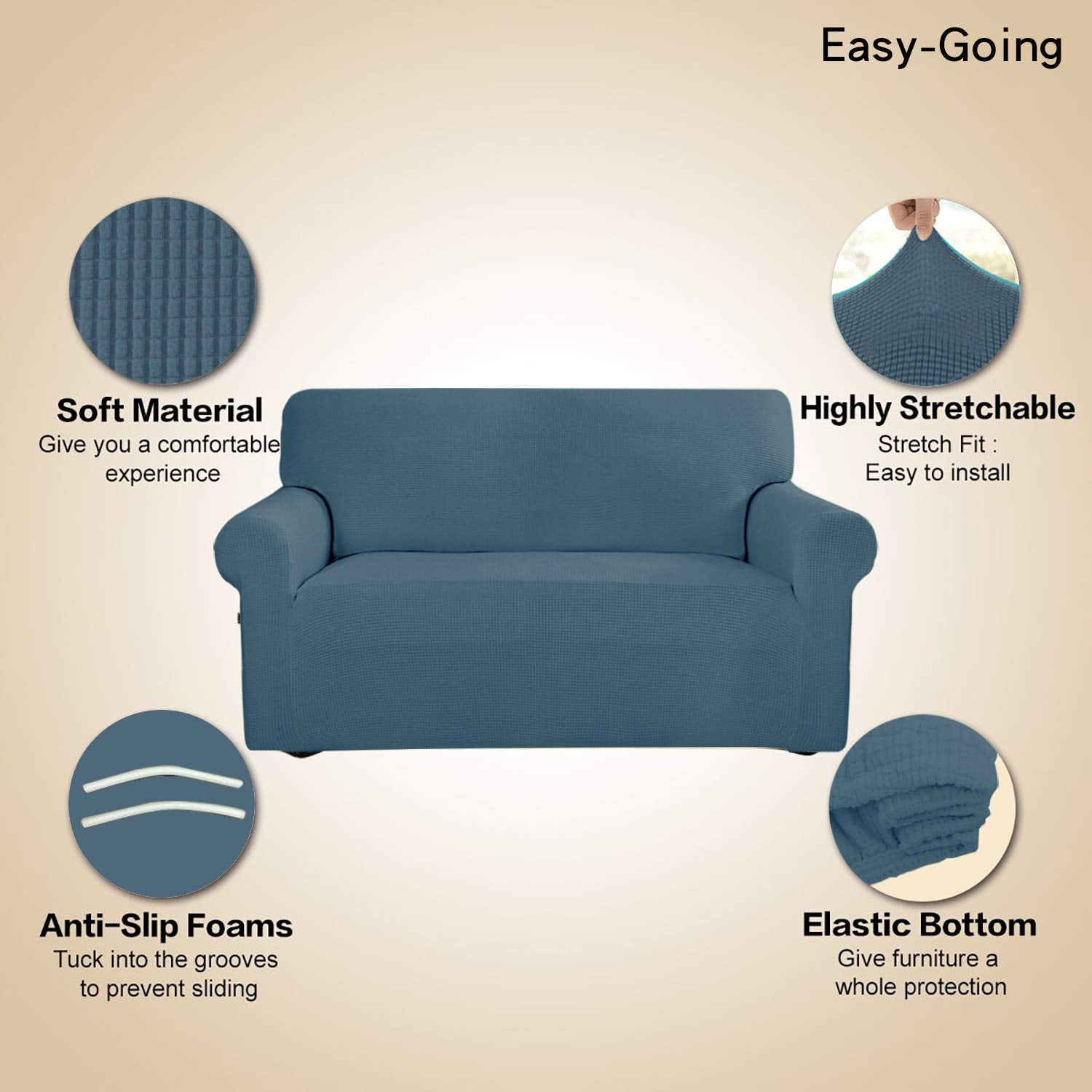 Easy-Going cover installed by one person demonstrating quick setup benefit