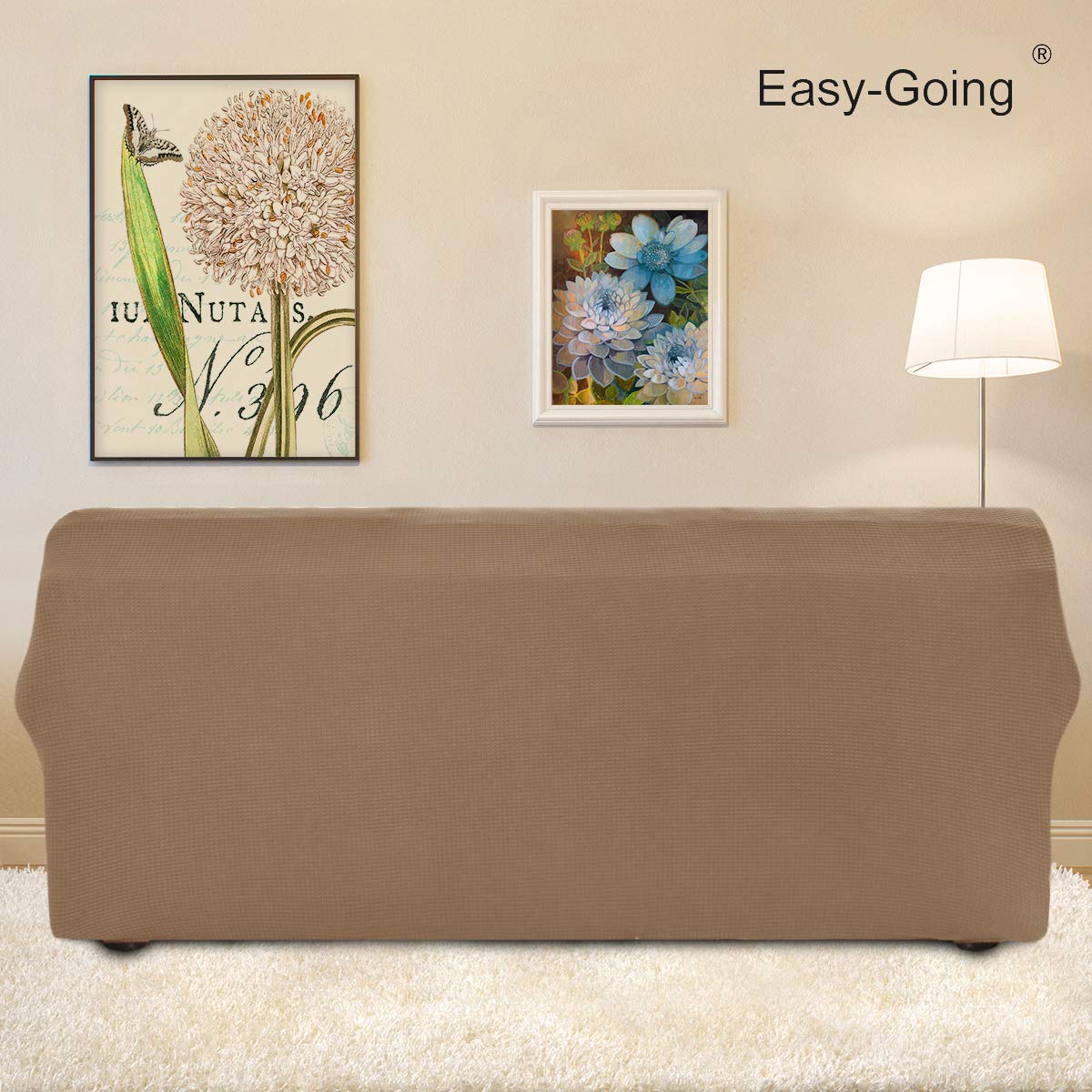 Easy-Going installation step visual showing quick one-person setup