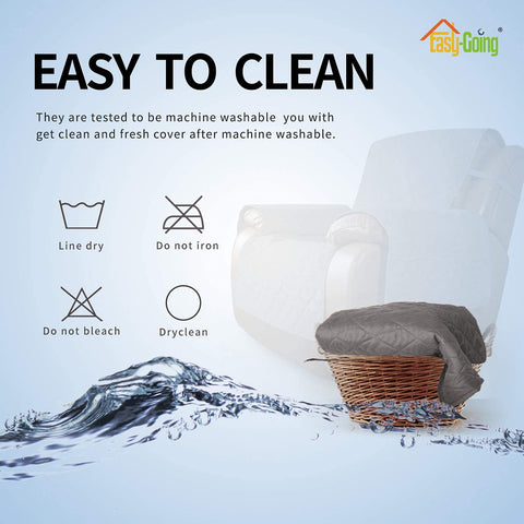 Easy-Going product label and care instructions for simple maintenance