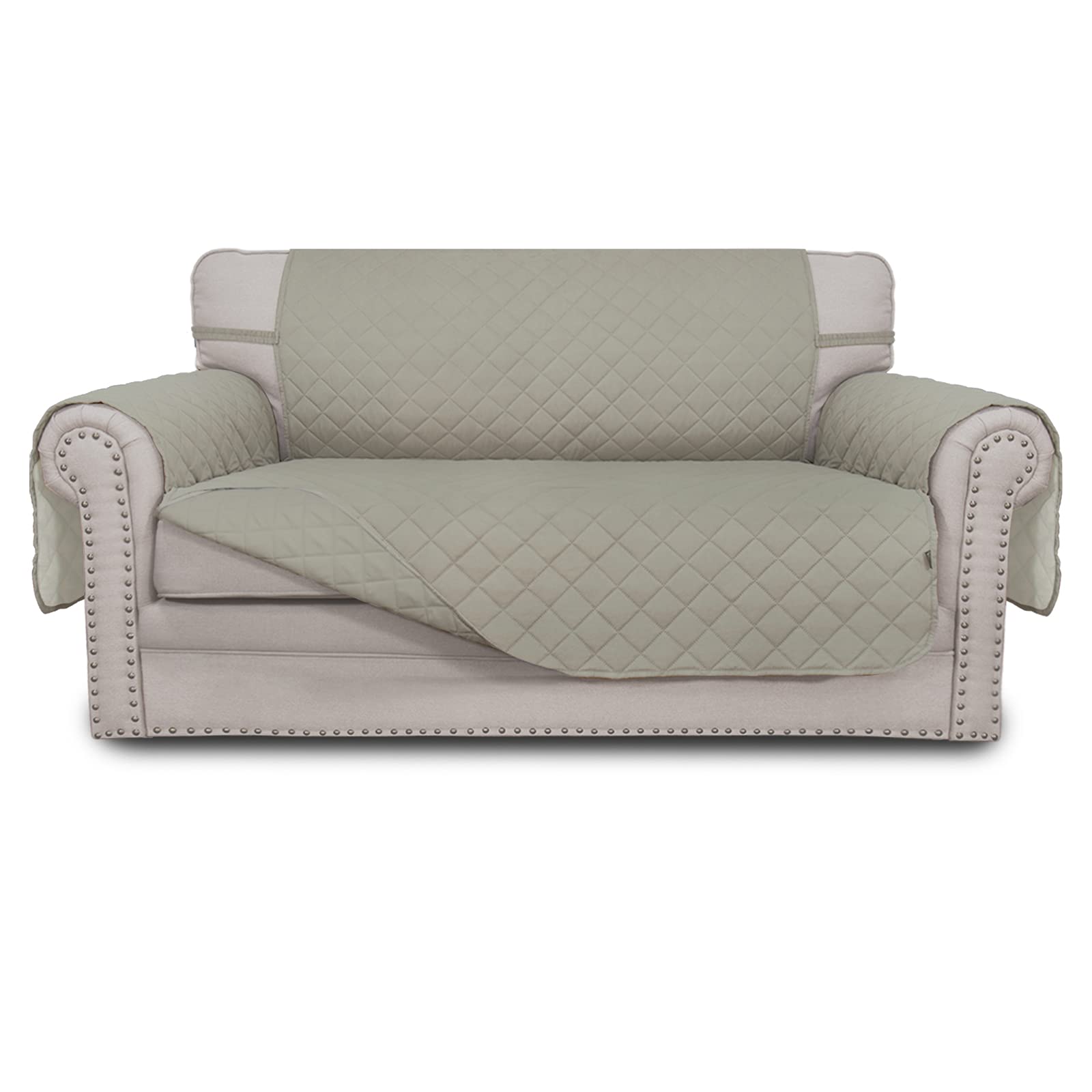 Easy-Going front view showing full loveseat coverage and protection