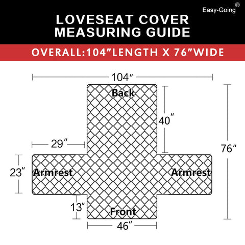 Easy-Going cover on sofa in living room showcasing protection and updated look
