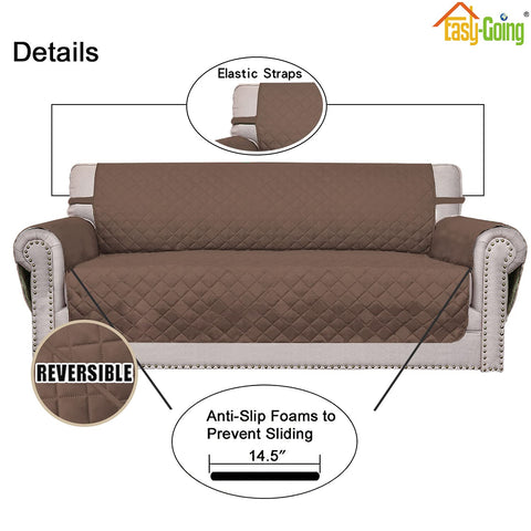 Easy-Going quilted microfiber texture detail offering durable stain resistance