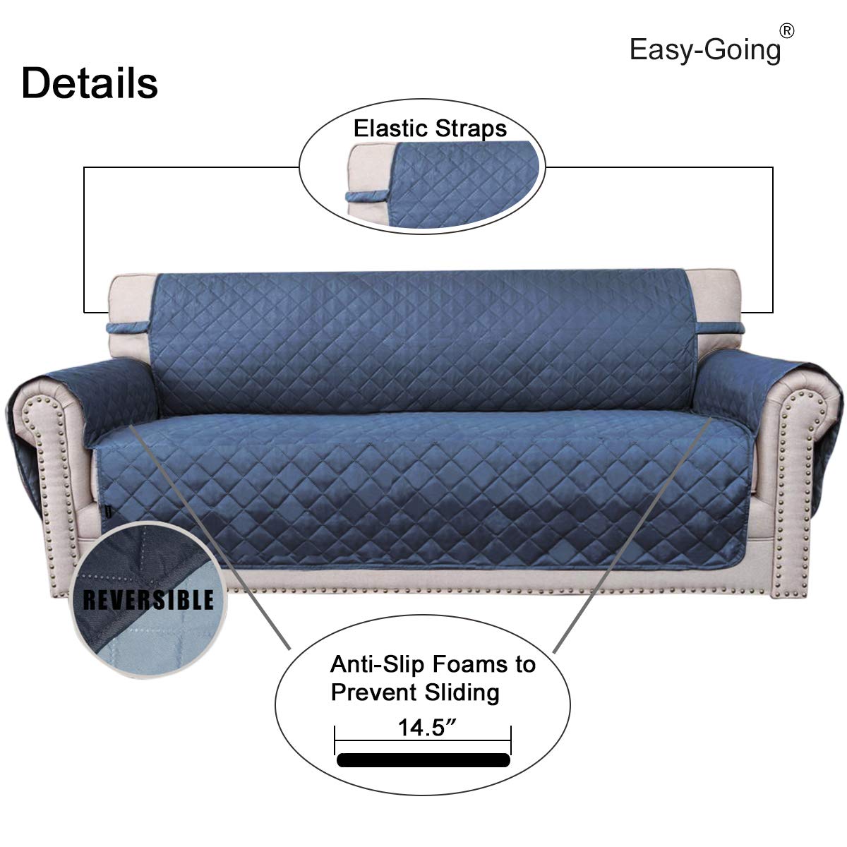 Easy-Going close-up of quilted microfiber texture for comfort benefit