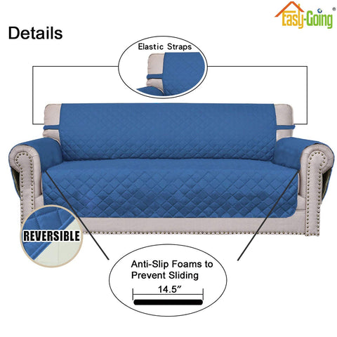Easy-Going reversible view showing blue and ivory color options instantly