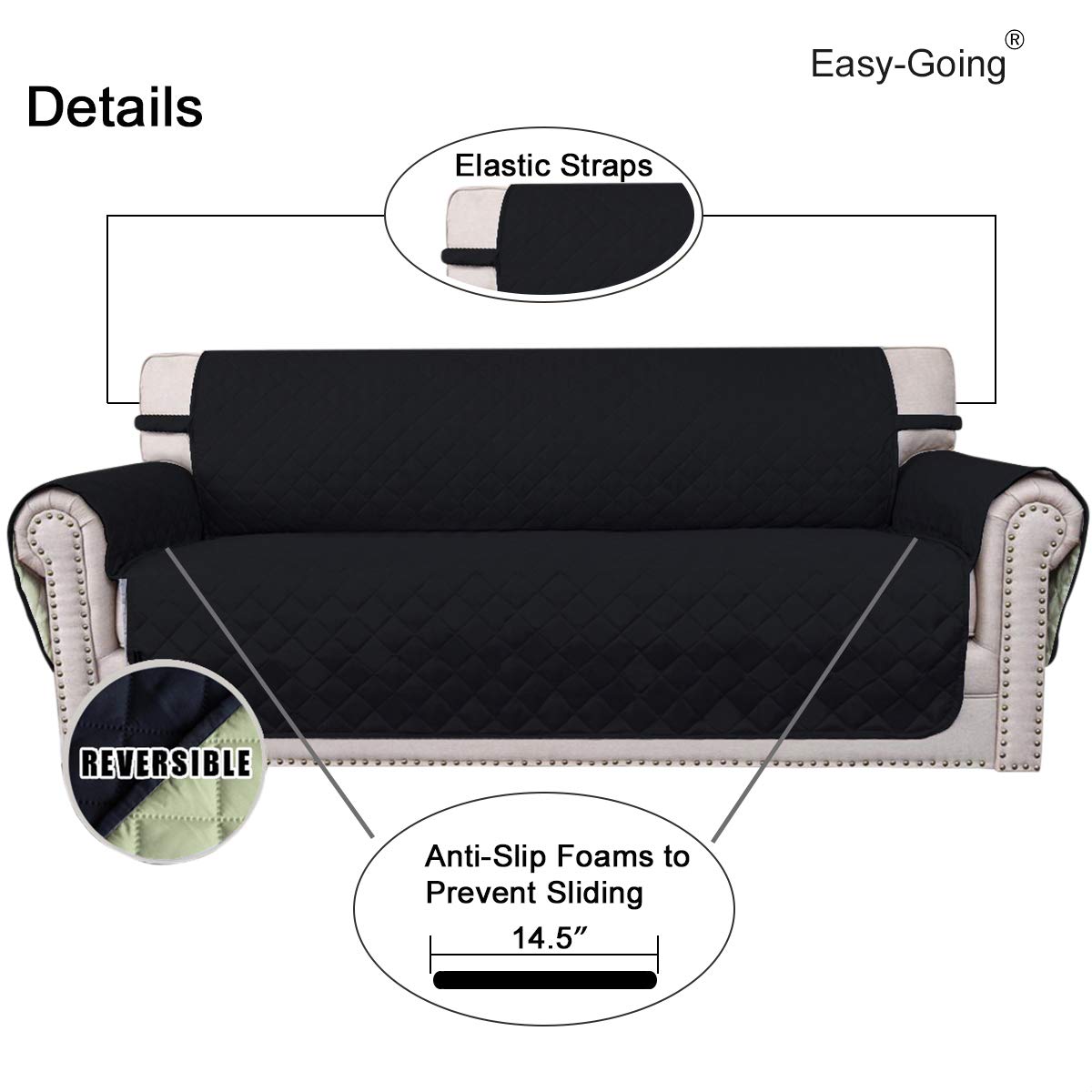Easy-Going reversed to beige side displaying instant color change benefit