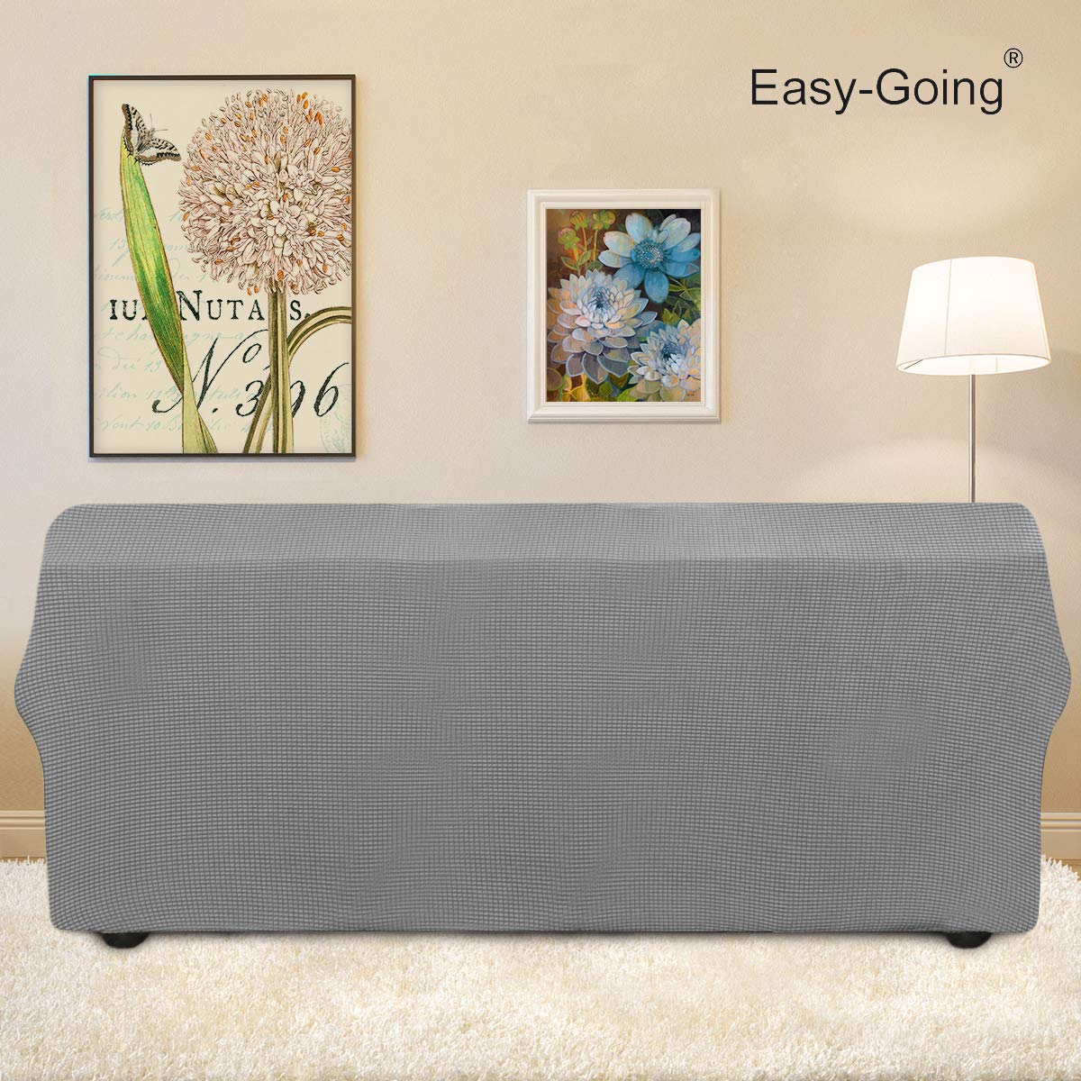 Easy-Going stretched over seat area showing flexible fit and smooth lines