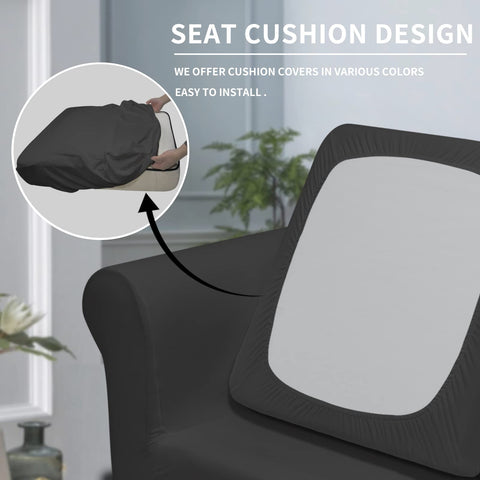 Easy-Going two-piece seat and back shown separately for easy installation