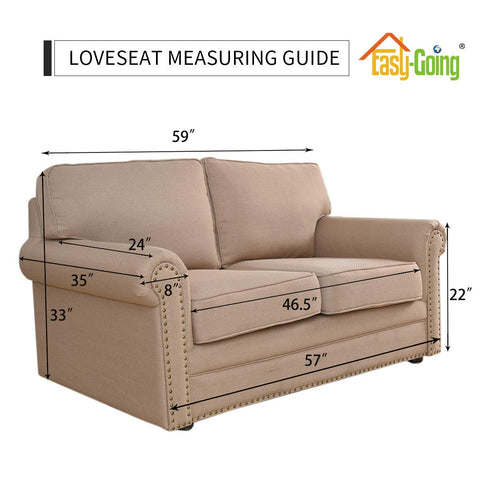 Easy-Going hand touching fabric to show stretch and comfortable feel