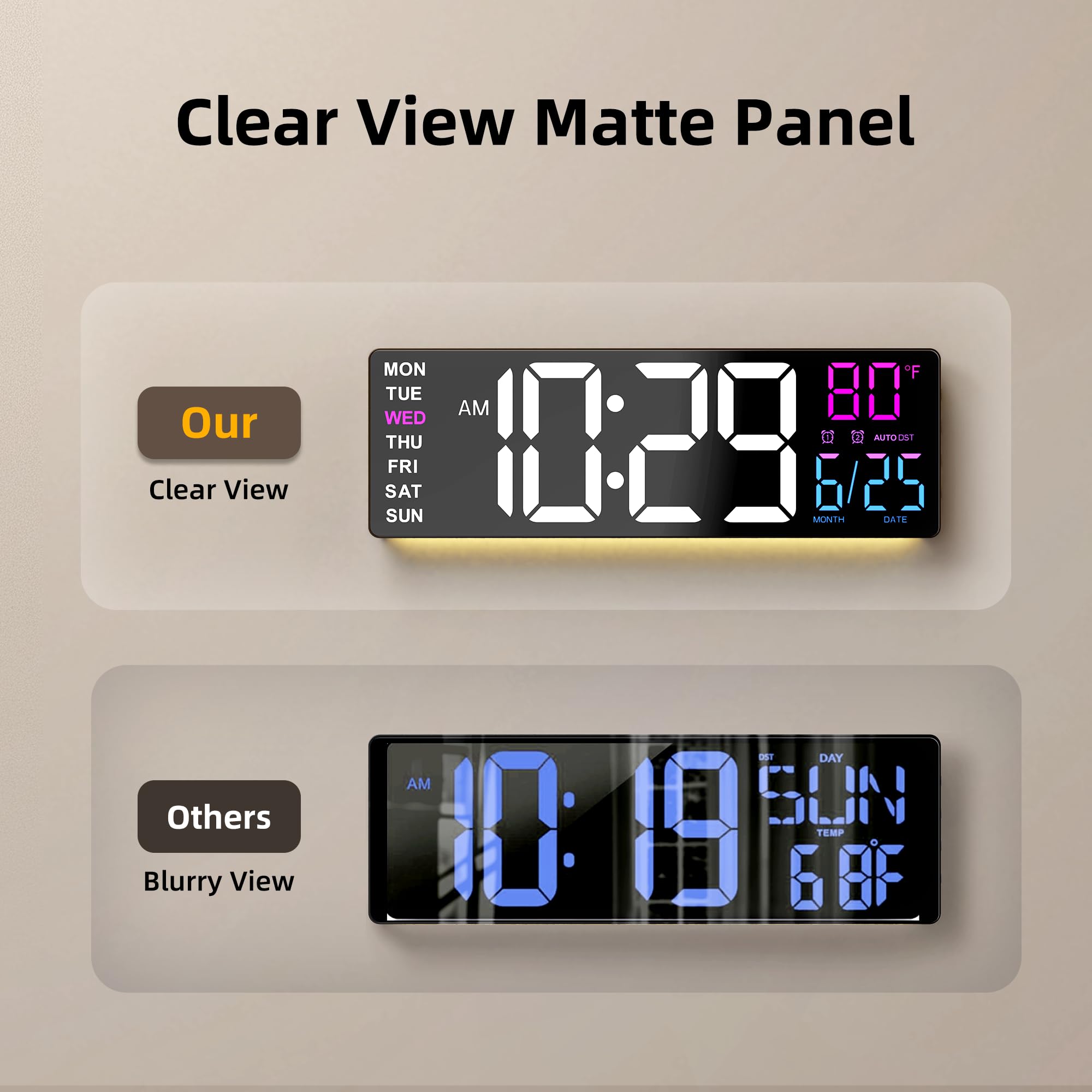 EASYERA remote in hand demonstrating easy color and brightness control benefit