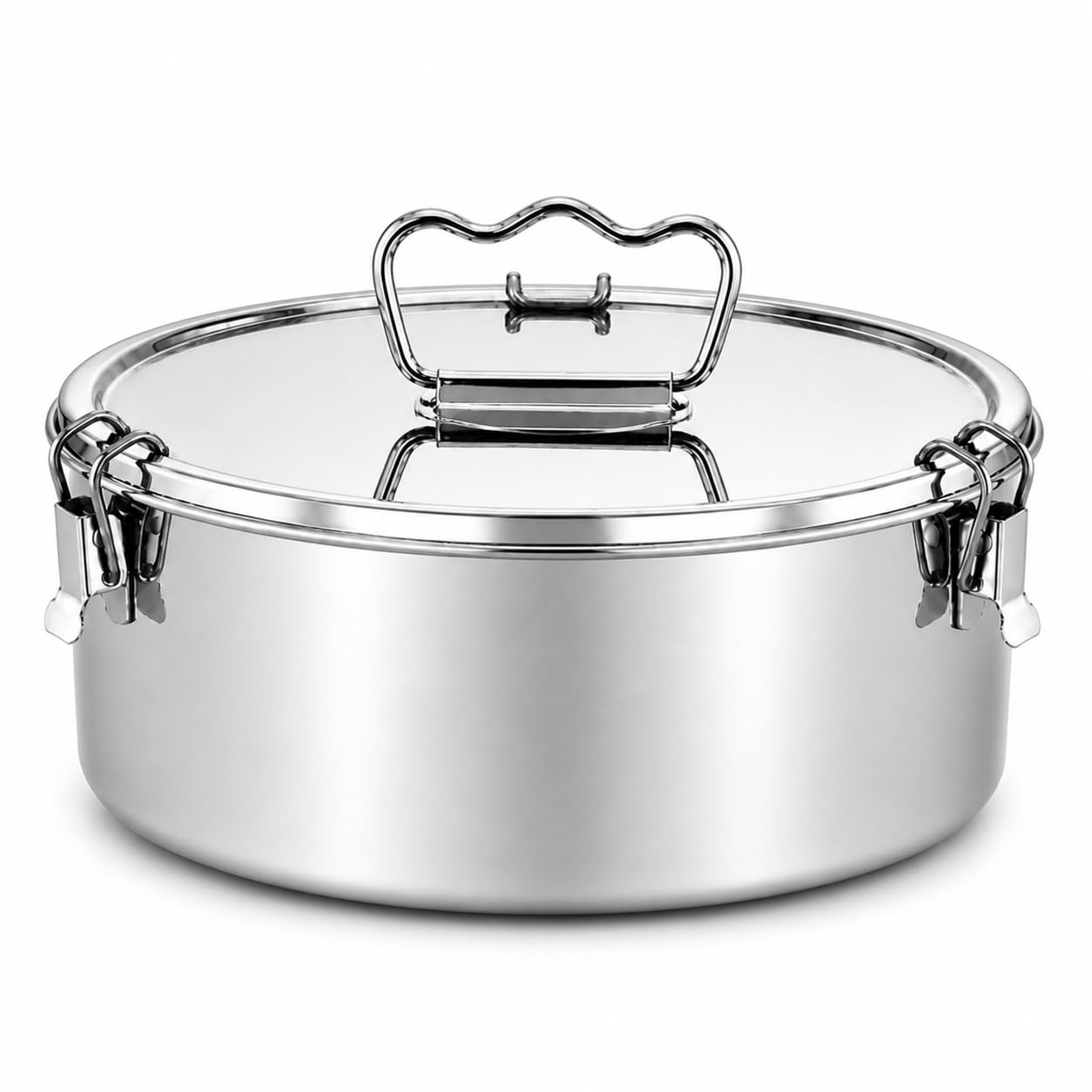 EasyShopForEveryone front view of flan pan showing shape and capacity benefit