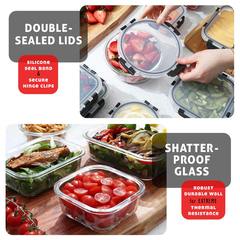 EATEX oven-ready glass dish without lid demonstrating heat-safe versatility