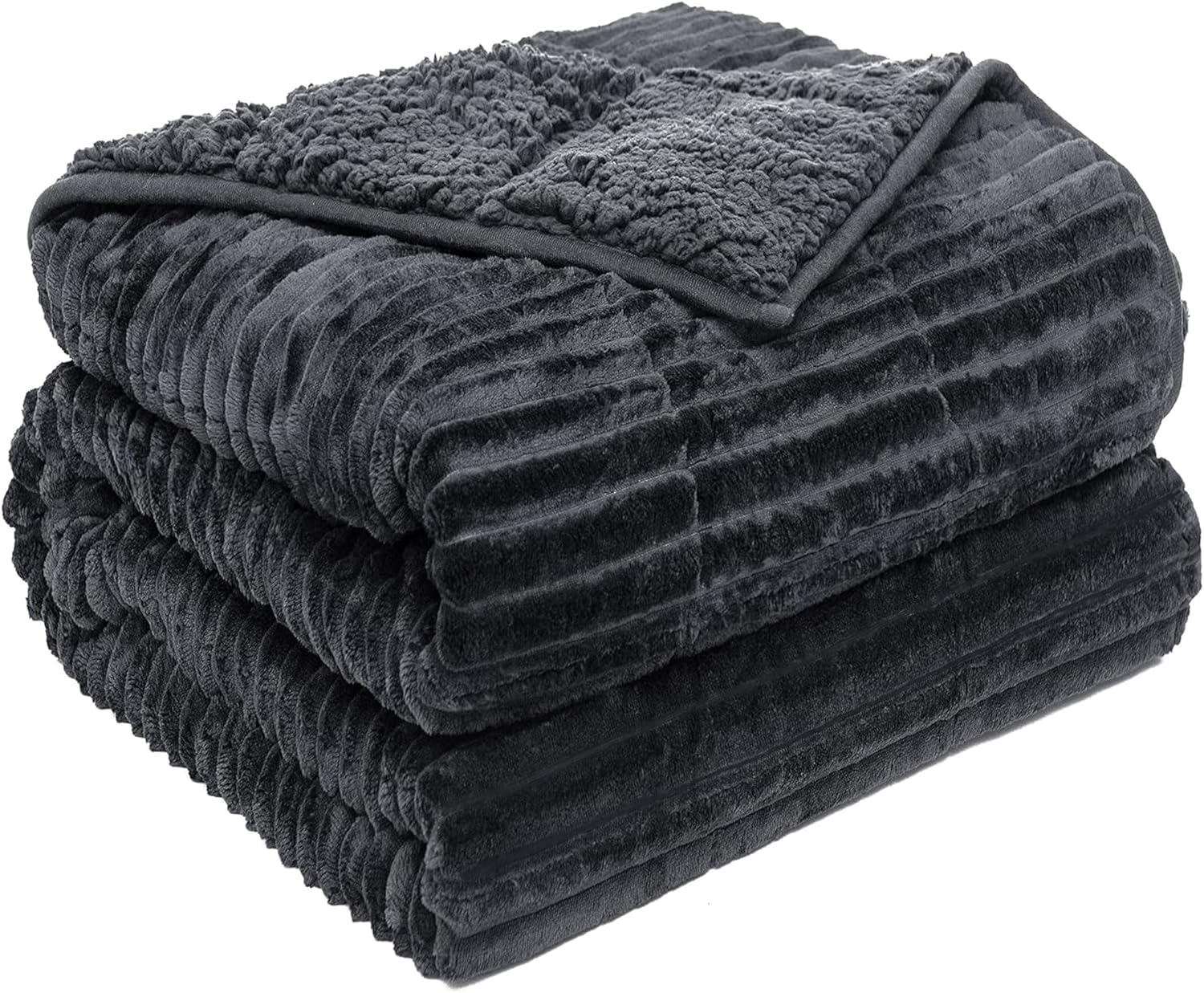 Eazfy Pro front view showing blanket on bed and cozy benefit