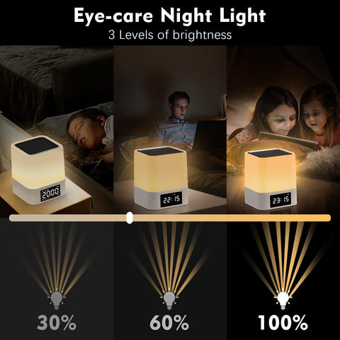 Ebhako night light demonstrating 48 RGB color options for mood setting