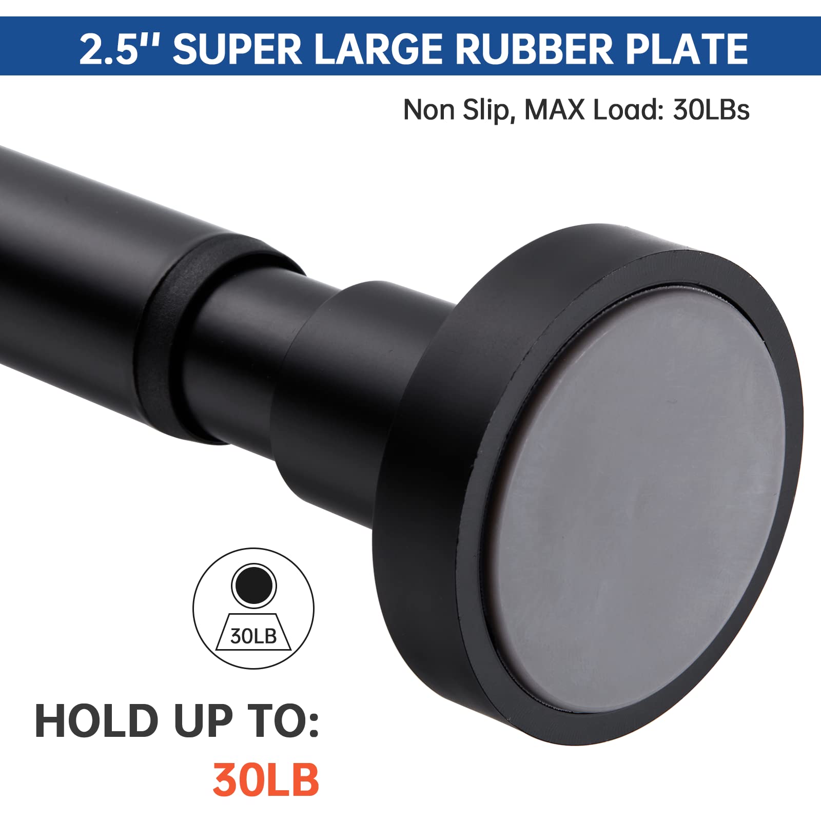 eboatop installed in shower setting benefit: tool-free quick installation