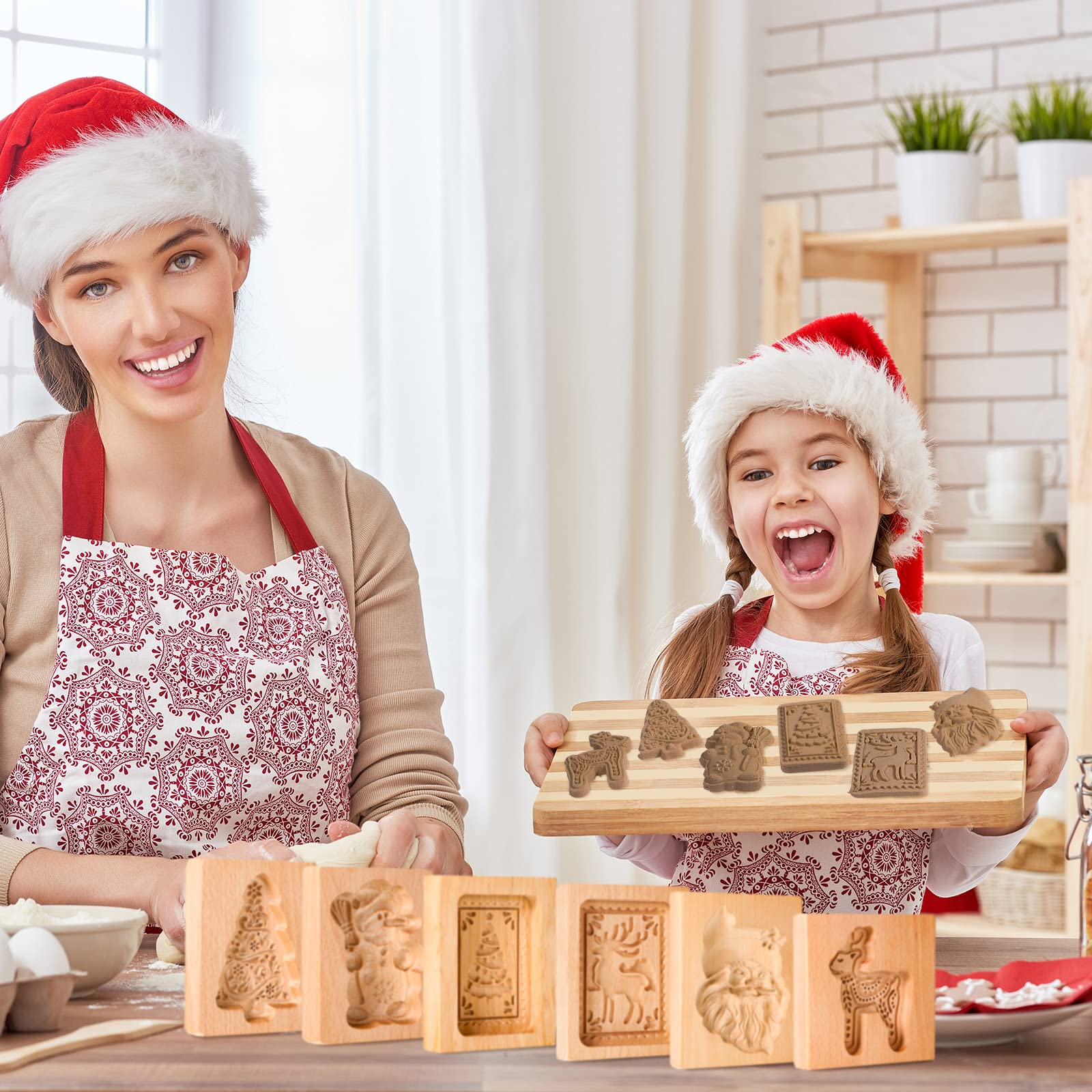 EBOOT finished holiday cookies on a plate using molds showing presentation benefit: gift-ready appearance