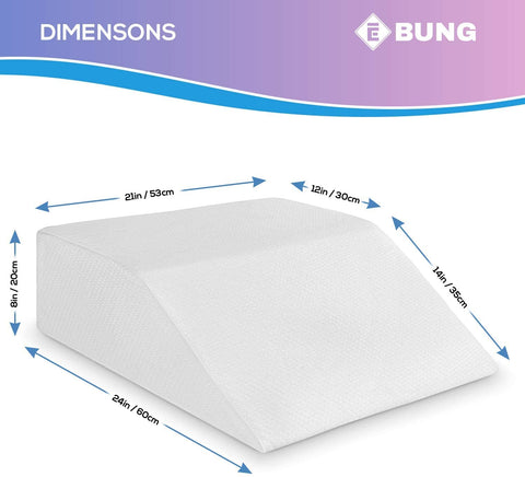 Ebung profile angle displaying ergonomic incline for improved circulation