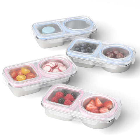 EC-Gaze front view of snack container showing compact shape and color