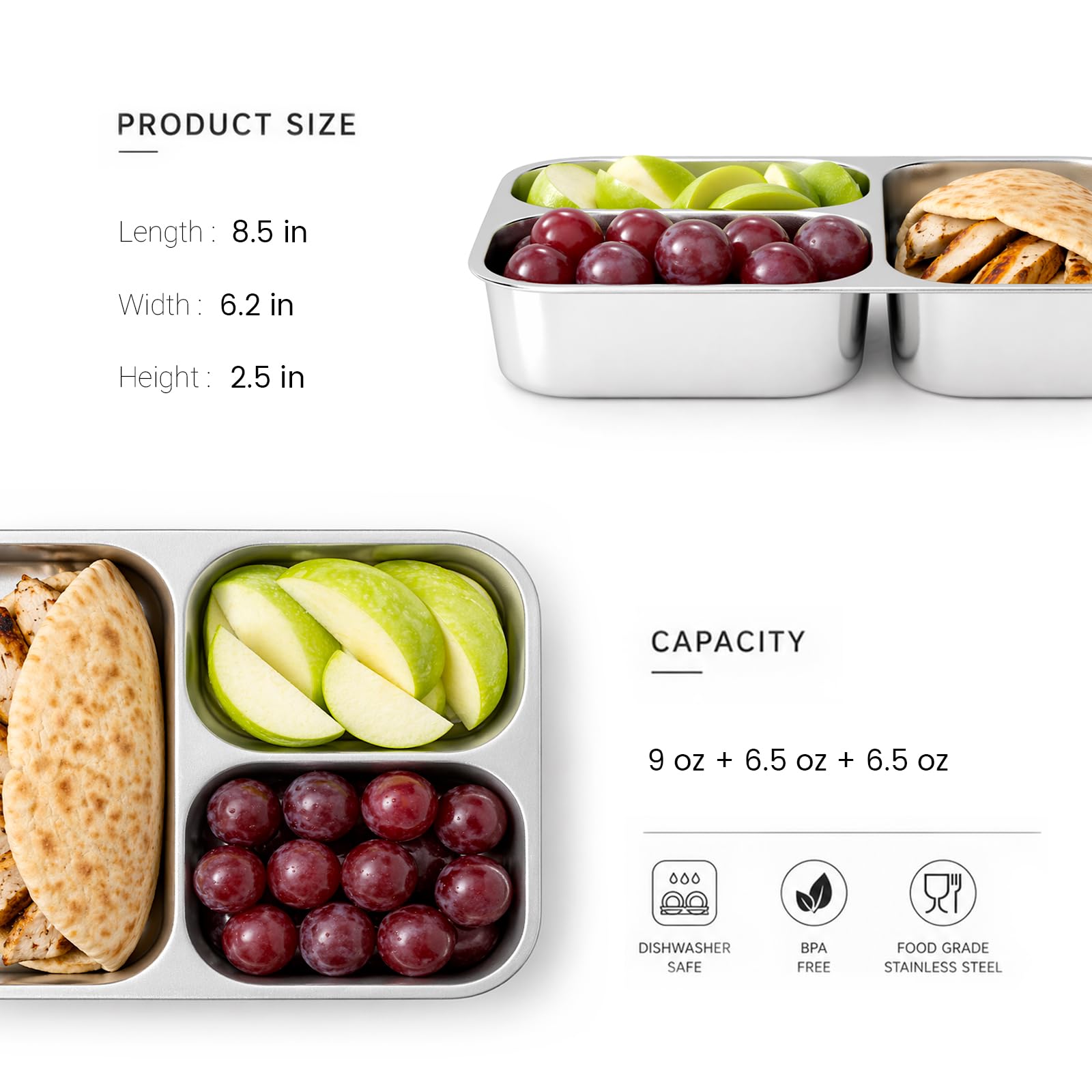EC-Gaze container beside utensil for scale, showing compact travel-friendly size