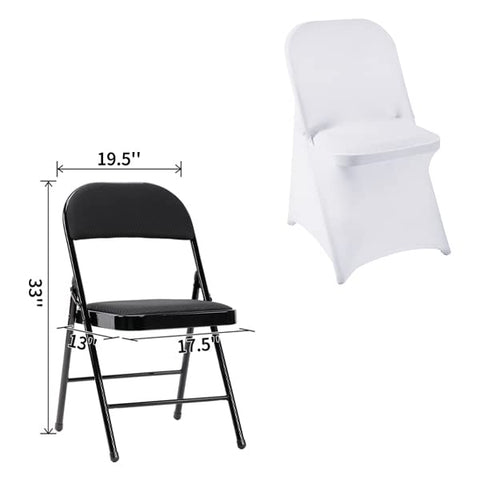 eccwai installed on banquet chair front view for polished event look
