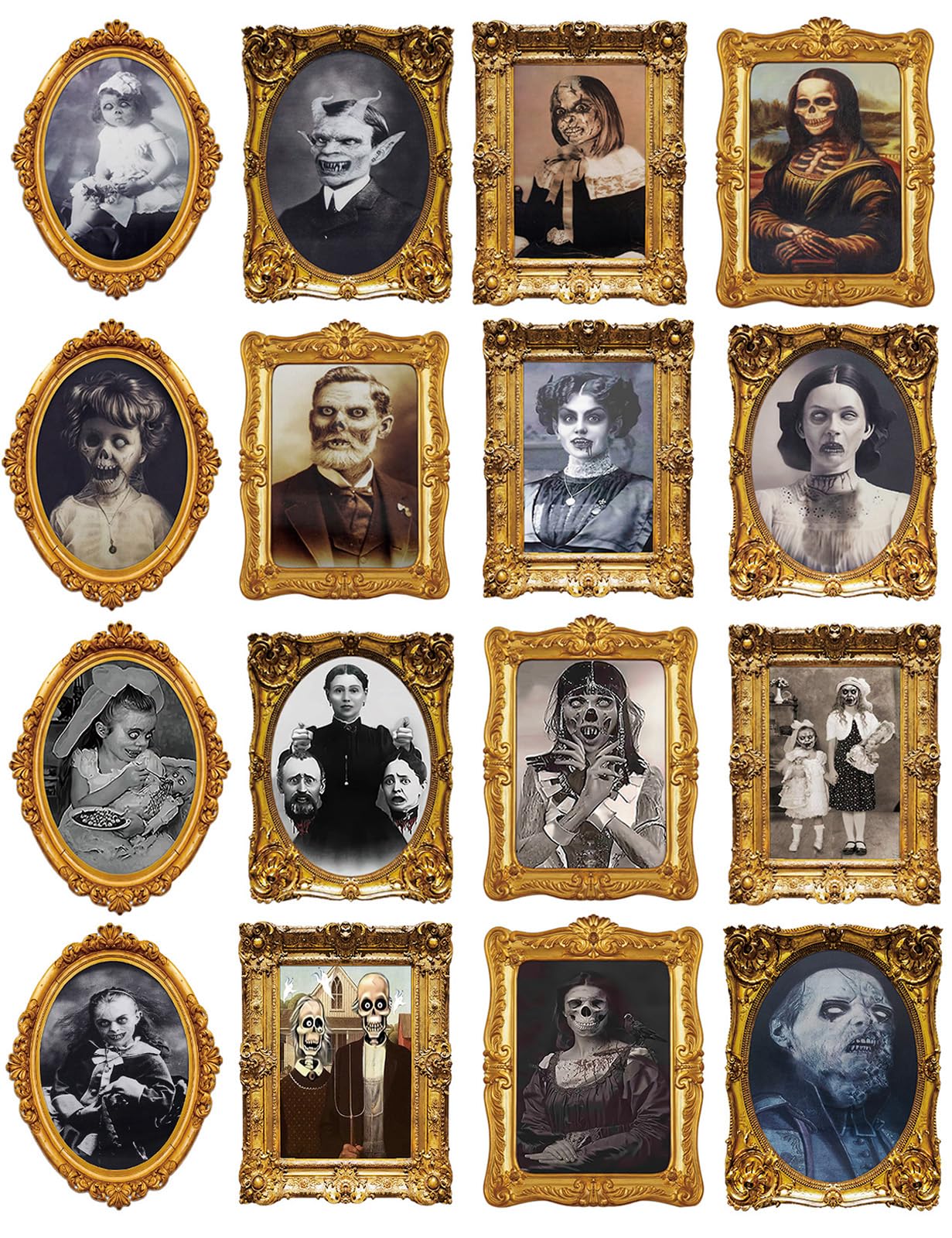ECGER front portrait display showing normal and scary faces for instant surprise