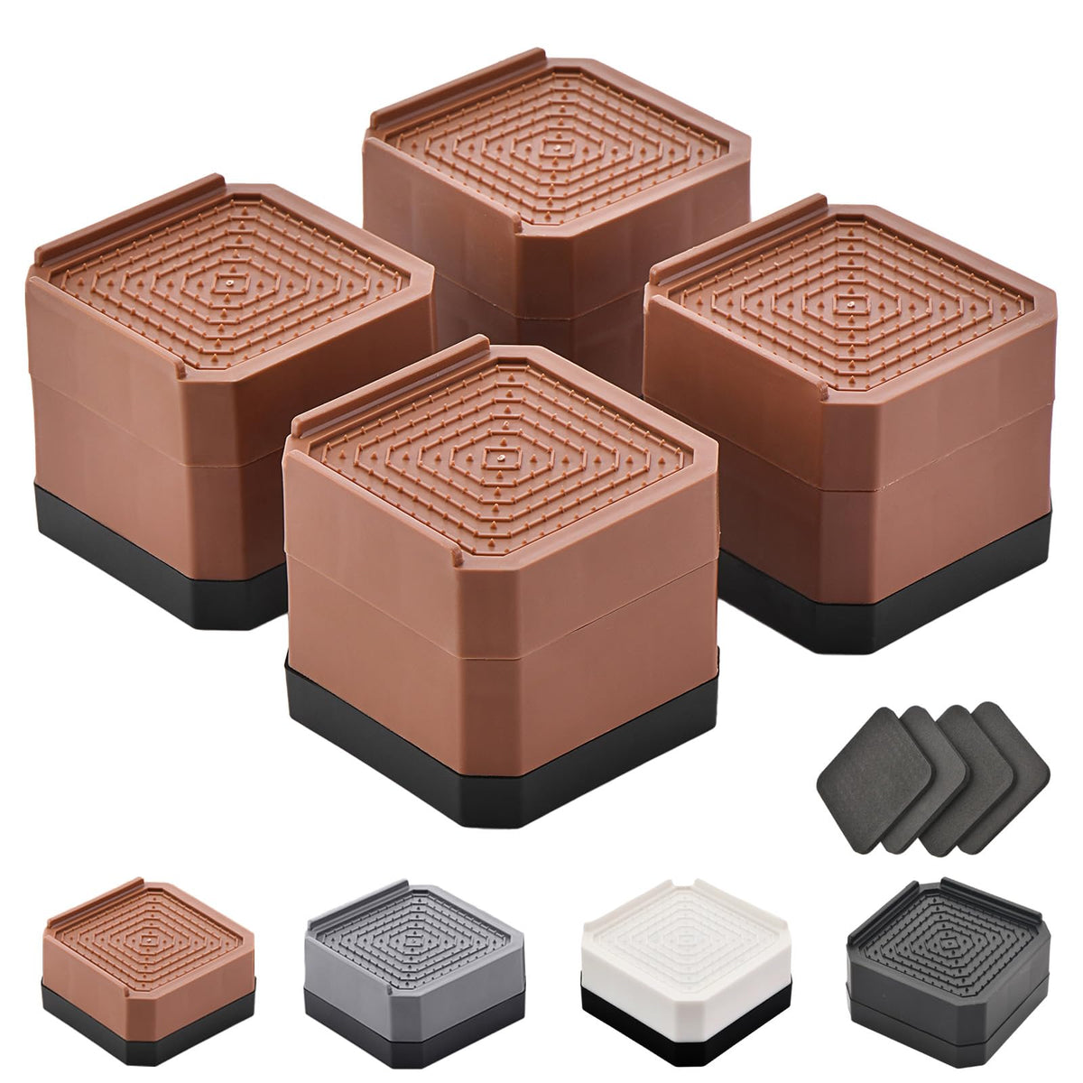 EclatBain front packaging showing brown risers for quick identification and convenience