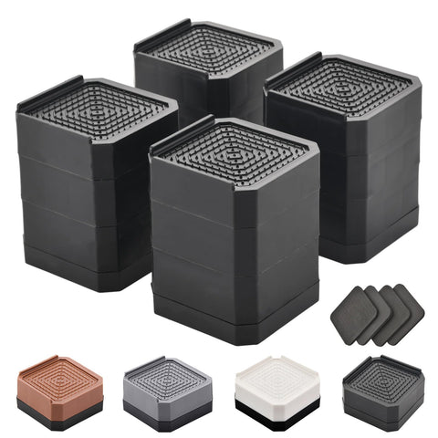 EclatBain front packaging showing four black risers for easy storage