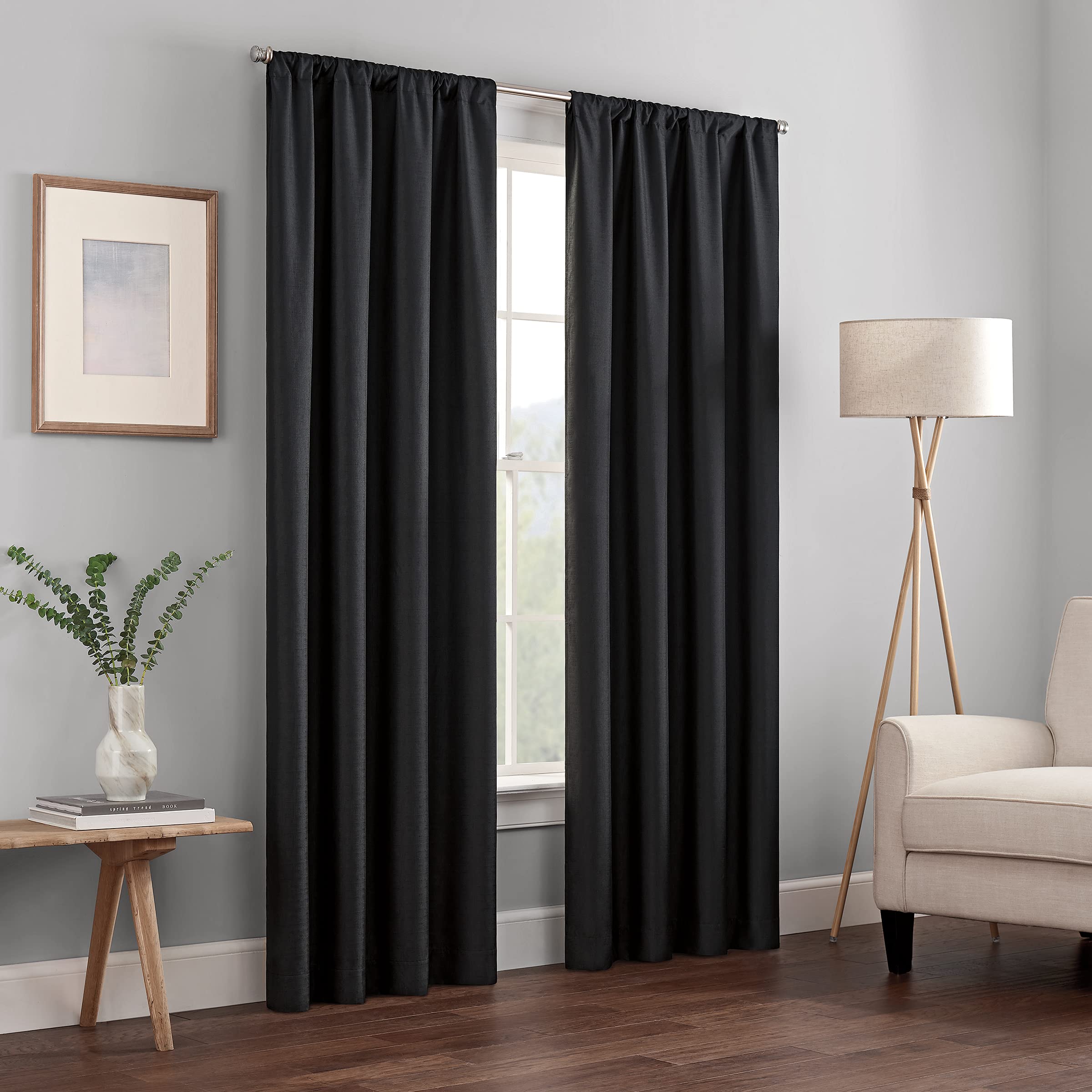 Eclipse Kendall front panel hanging, provides near-total darkness benefit