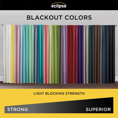 Eclipse rod pocket detail demonstrating easy slip-on installation and neat header
