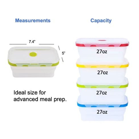 ECOBERI expanded container filled with salad for meal portioning