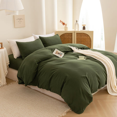 ECOCOTT two matching pillowcases laid flat demonstrating coordinated look and comfort