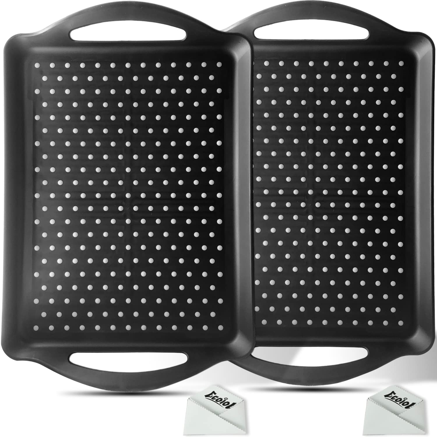 ECOIOU front view tray showing sleek design and spill prevention