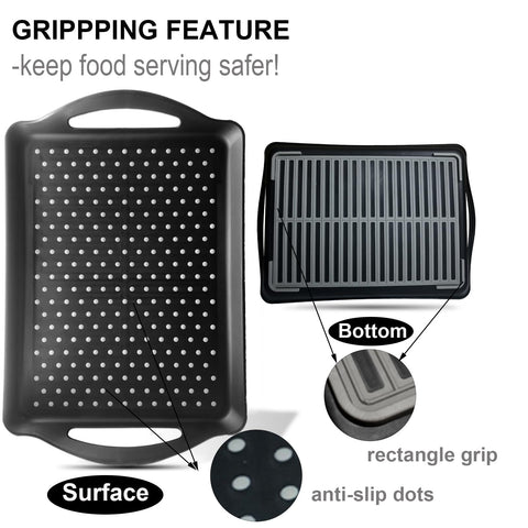 ECOIOU close-up of textured rubber surface for firm plate grip