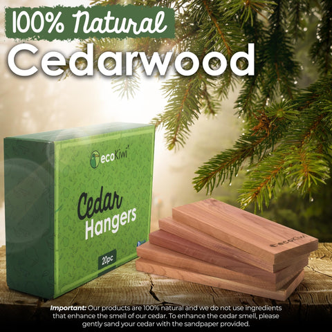 ecoKiwi close-up of cedar grain texture highlighting natural oil-rich wood
