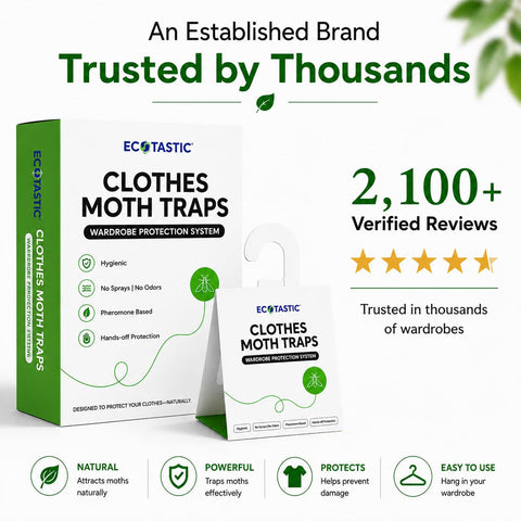 ECOTASTIC recyclable paper label demonstrating eco-friendly materials