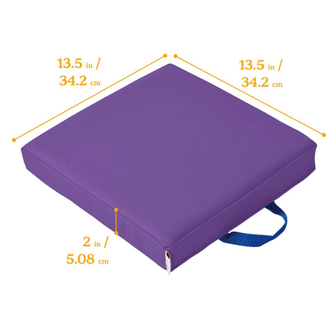 ECR4Kids close-up of sewn-in handle for easy child-friendly transport benefit