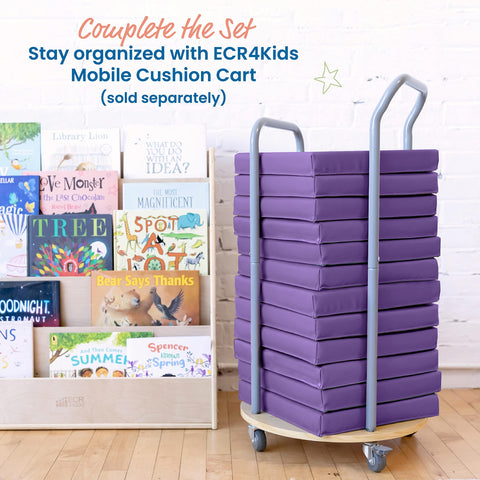 ECR4Kids non-slip base detail keeping cushions stable during activities benefit