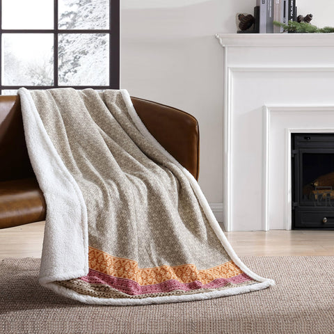 Eddie Bauer brushed fleece texture close-up for smooth comfort