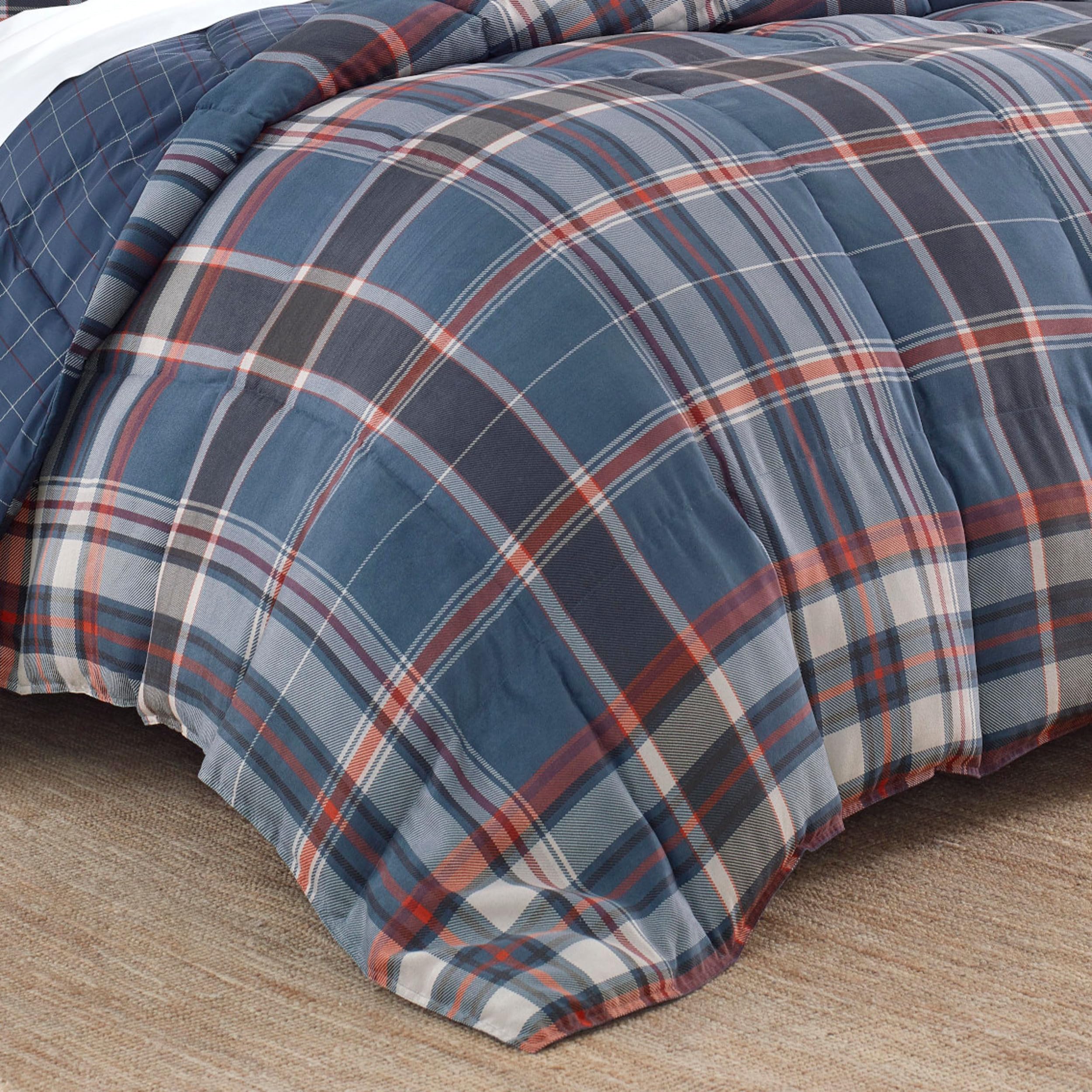 Eddie Bauer reverse pattern displayed to show coordinating look and versatility