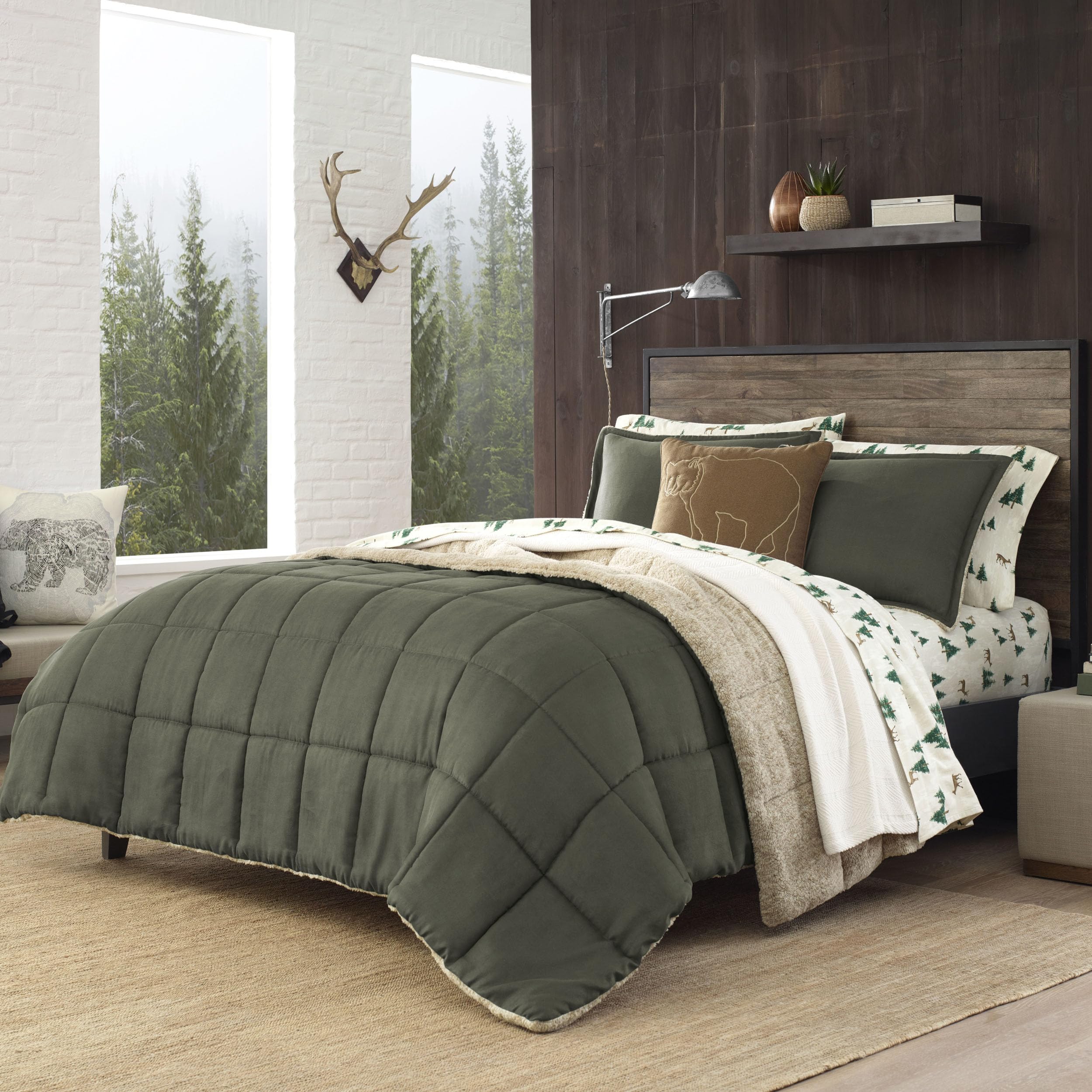 Eddie Bauer microsuede fabric texture close-up highlighting soft touch and smooth finish