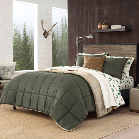 Eddie Bauer microsuede fabric texture close-up highlighting soft touch and smooth finish